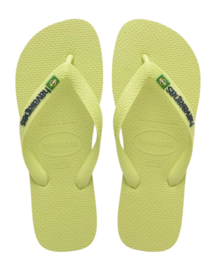 Slipper Havaianas Unisex Brasil Logo Matcha Green