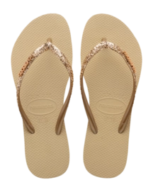 Slipper Havaianas Kids Slim Glitter II Sand Grey