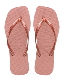 Tongs Havaianas Femme Carré Crocus Rose