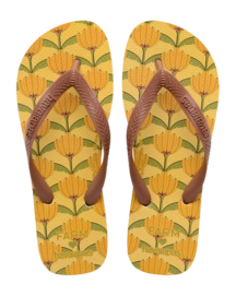 Slipper Havaianas Unisex Top Farm Banana Deco Rust
