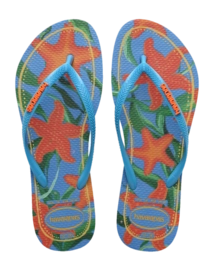Flip Flops Havaianas Slim Tropical Damen Turquoise