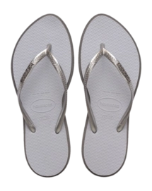 Slipper Havaianas Women Slim Point Steel Grey