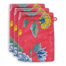 Washandje Pip Studio Good Evening Coral (Set van 3)