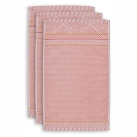 Handtuch Pip Studio Soft Zellige Pink (Set von 3)
