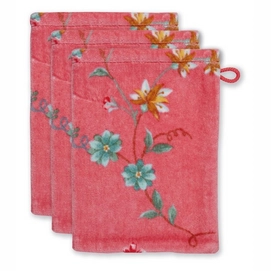 Washandje Pip Studio Les Fleurs Pink (Set van 3)