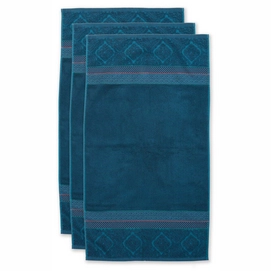 Handdoek Pip Studio Soft Zellige Dark Blue (Set van 3)