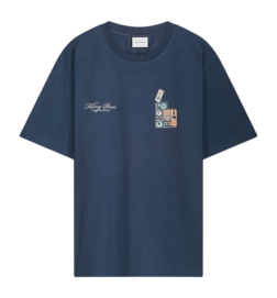 T-Shirt Filling Pieces Speaker Wall Herren Navy