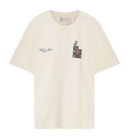 T-Shirt Filling Pieces Men Speaker Wall Antique White