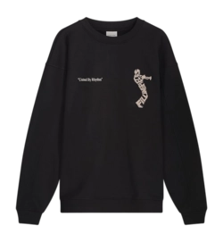 Sweatshirt Filling Pieces Trumpeteer Herren Black