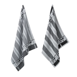 Tea Towel Elias Cow Black (Set of 2)