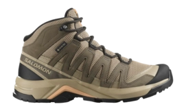 Wandelschoen Salomon Women X-Adventure Recon Mid GTX Desert Tan/Falcon/Tender Peach