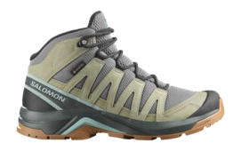 Wanderschuhe Salomon X-Adventure Recon Mid GTX Damen Sedona Sage / Seagrass / Tourmaline