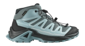 Wandelschoen Salomon Kids X Ultra Mid GTX Turbulence/Black/Tourmaline