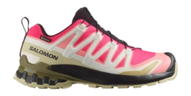 Chaussures de Trail Salomon Women XA Pro 3D V9 GTX Rouge Red/Vanilla Ice/Martini Olive
