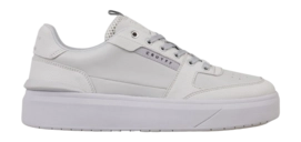 Cruyff Footwear Endorsed Tennis Soft Leather/Tumbled Lt. Grey