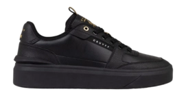 Cruyff Footwear Endorsed Tennis Soft Leather/Tumbled Black