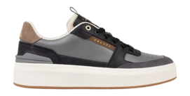 Cruyff Footwear Endorsed Tennis Soft Leather/Tumbled Mid Grey/Caribou