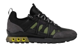 Cruyff Footwear Fearia Futura Wave Mesh/Suede Fluo Yellow/Grey