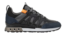 Cruyff Footwear Fearia Futura Wave Mesh/Suede Mid Grey/Midnight Blue