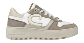 Cruyff Footwear Campo Low Tall Fine Lizzard/Suede Taupe Mix