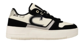 Cruyff Footwear Campo Low Tall Fine Lizzard/Suede Black/Brown