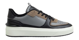 Cruyff Footwear Surefire Tennis Soft Leather/Soft Tumbled Leather Black/Grey/Brown
