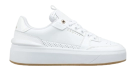 Cruyff Footwear Endorsed Tennis Soft Leather/Patent White