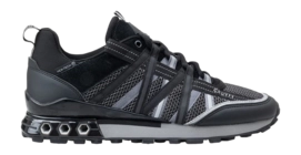 Cruyff Footwear Fearia Hex Tech Titanium Mesh Black/Grey