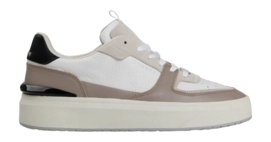 Cruyff Footwear Surefire Tennis Soft Tumbled Leather/Suede White/Caribou