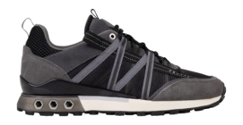 Cruyff Footwear Fearia Hex-Tech Ninja Mesh/Suede Black/Asphalt Grey