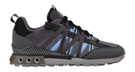 Cruyff Footwear Fearia Hex-Tech Ripstop/Suede Mid Grey/Dusk Blue