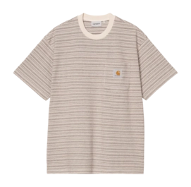 T-Shirt Carhartt WIP S/S Gellar Pocket Unisex Stripe Wax