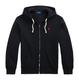 Sweatjacke Ralph Lauren Cotton Blend Fleece Hoodie Herren Polo Black