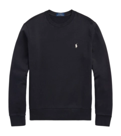 Pull Ralph Lauren Homme Loopback Fleece Sweatshirt Polo Black