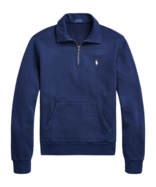 Pullover Ralph Lauren Loopback Fleece Quarter Zip Sweatshirt Herren Cruise Navy