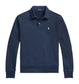 Pullover Ralph Lauren Loopback Fleece Collared Sweatshirt Herren Cruise Navy