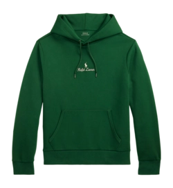 Kapuzenpullover Ralph Lauren Logo Double Knit Herren Vintage Pine