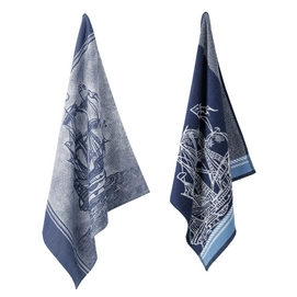Geschirrtuch Elias Caravel Blue (2er Set)
