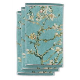 Gastendoek Beddinghouse x Van Gogh Museum Blossom Blue (Set van 3)