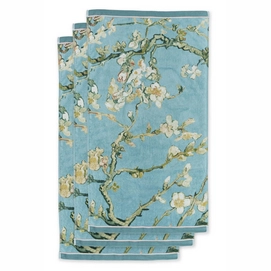 Handdoek Beddinghouse x Van Gogh Museum Blossom Blue (Set van 3)