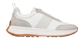 Baskets FitFlop Homme F-Mode Flow Suede Mix Sneakers Urban White/Clay Grey