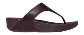 Sandals FitFlop Women Lulu Leather Toepost Plumberry