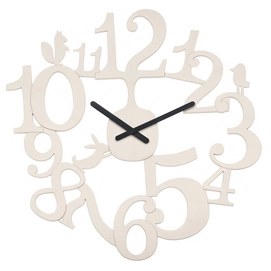 Wanduhr Koziol PI:P Taupe