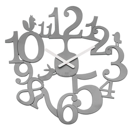 Wandklok Koziol [Pi:P] Cool Grey