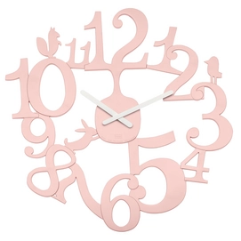 Wandklok Koziol [Pi:P] Powder Pink