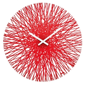 Wandklok Koziol SILK Red