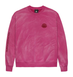 Pullover New Amsterdam Surf Association Damaged Logo Crewneck Unisex Magenta