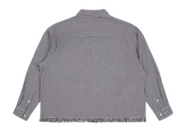 2---Black Distressed Farmer’s Shirt LS_Back copy