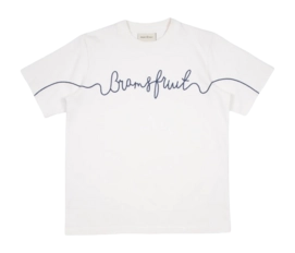 T-Shirt Bram's Fruit Homme Garden Hose Chain Stitch White