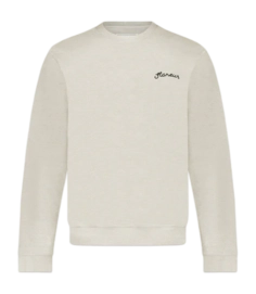 Sweater Flâneur Signature Herren Heather Cool Grey